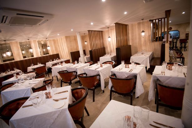 Elegant Armenian Taverna dining space for intimate corporate dinners and events.