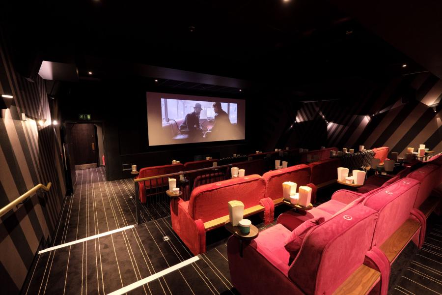 Stylish private cinema in Everyman Manchester for intimate screenings and corporate events.