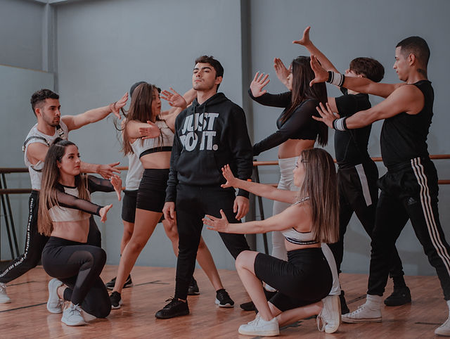 Dynamic dance rehearsal at 0161 Studios showcasing choreography for memorable events.