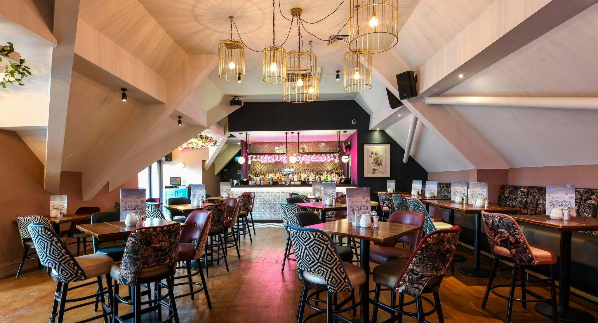 Stylish private function room at Slug and Lettuce Didsbury for events and meetings