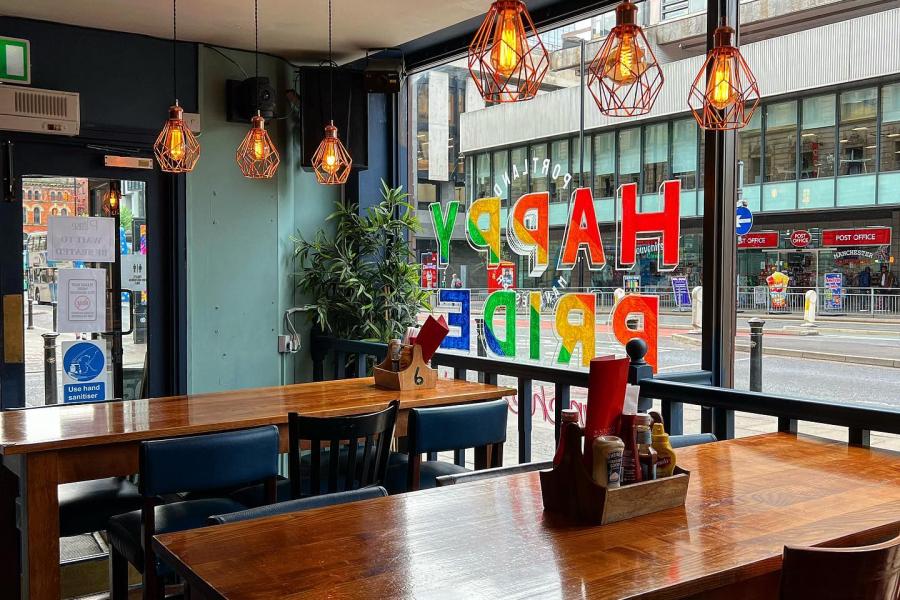 Cozy Function Room at The Portland Bar and Grill, perfect for social events and meetings.