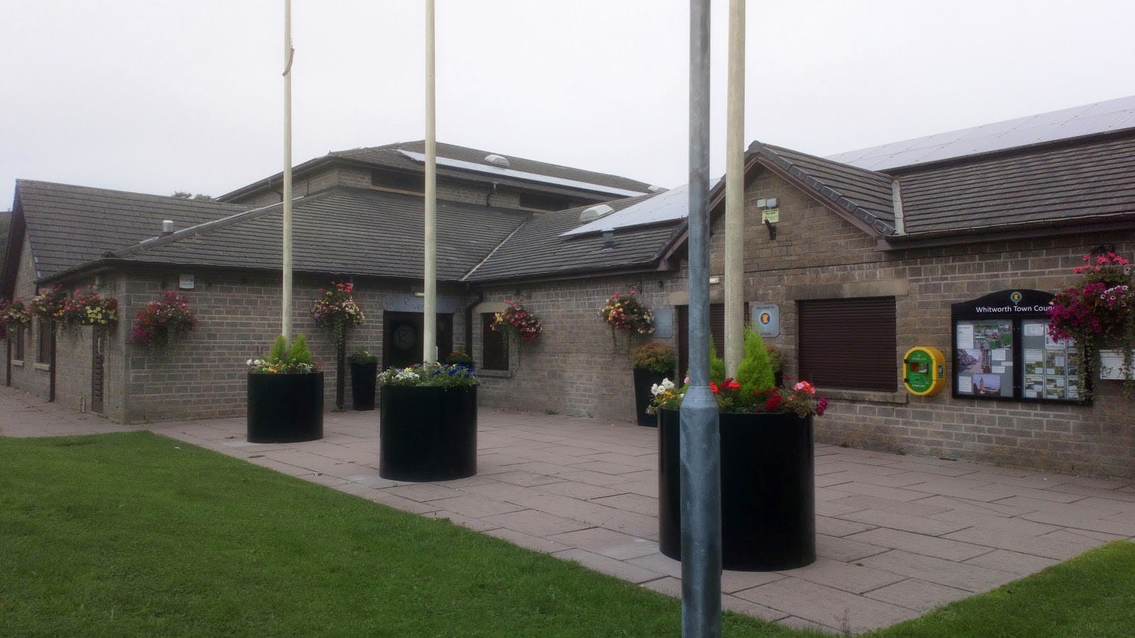 Main Hall at The Ashcroft: welcoming venue with lush greenery for events and meetings.