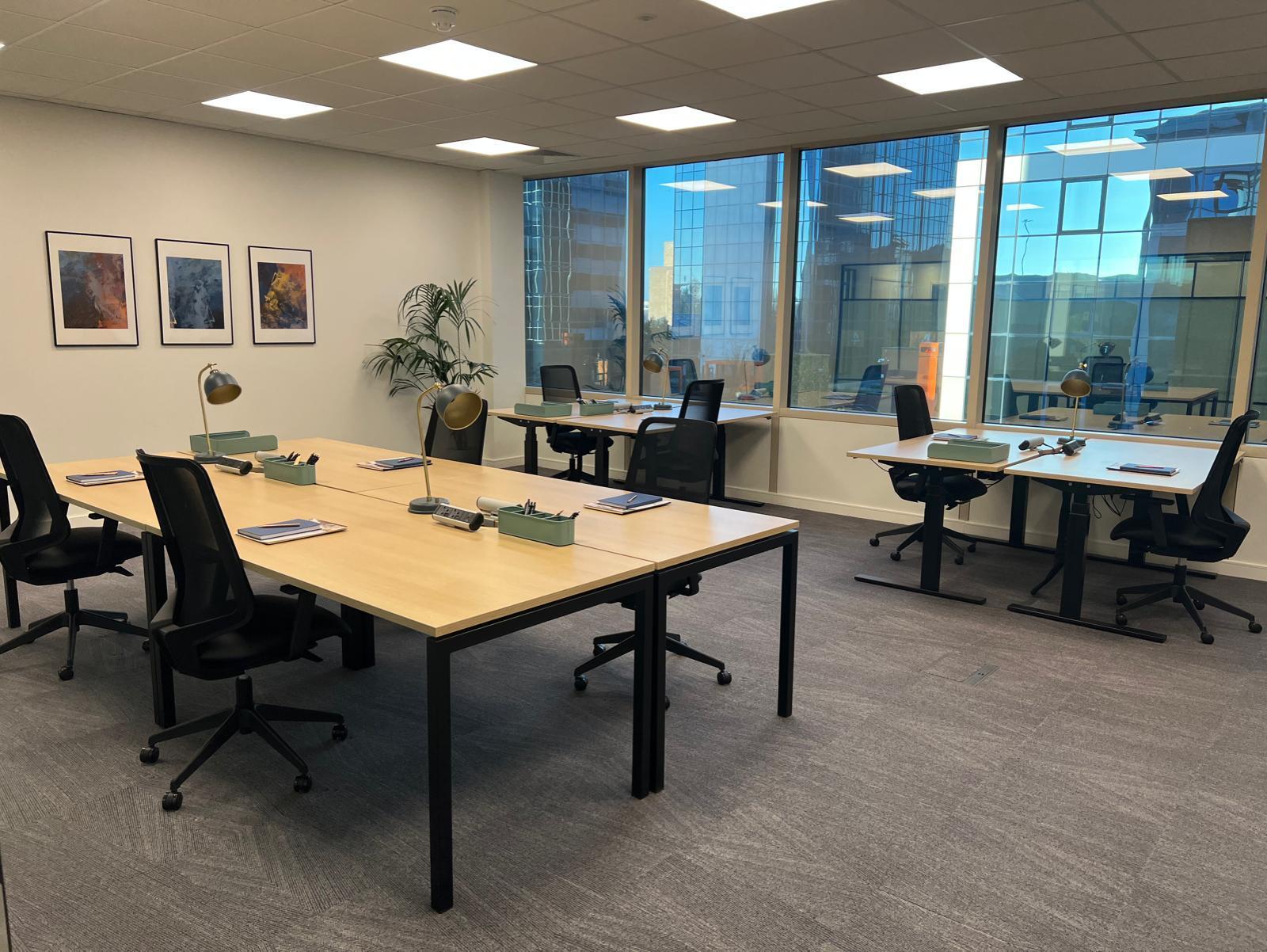 Modern conference room at Serendipity Labs Manchester, perfect for workshops and meetings.