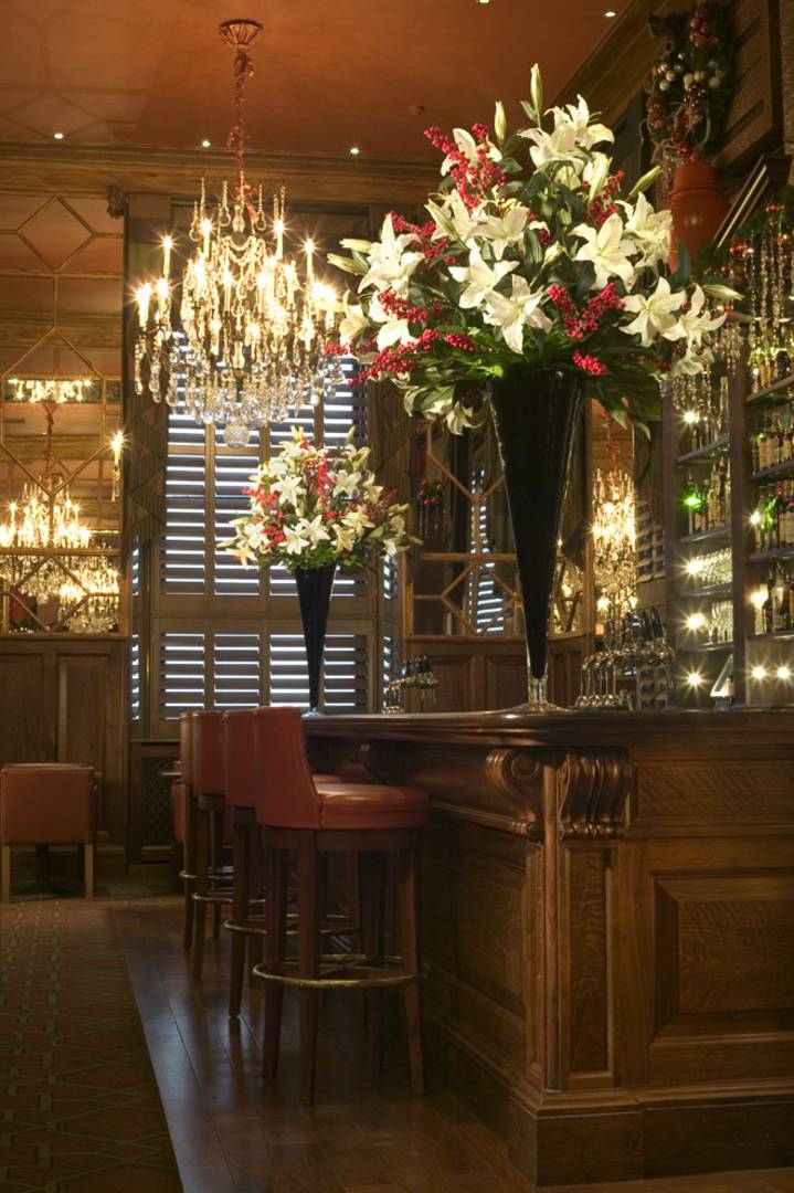 Fine dining restaurant in The Dome Edinburgh with elegant decor, ideal for upscale events.