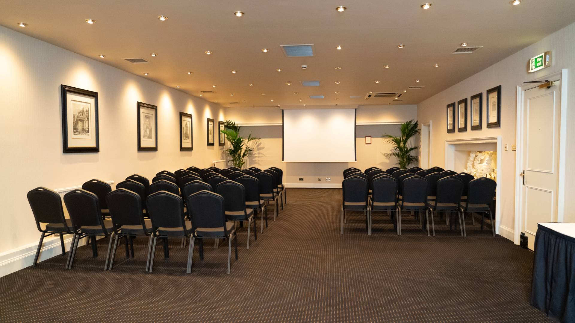 Conference center meeting room in The Dome Edinburgh, ideal for presentations and events.