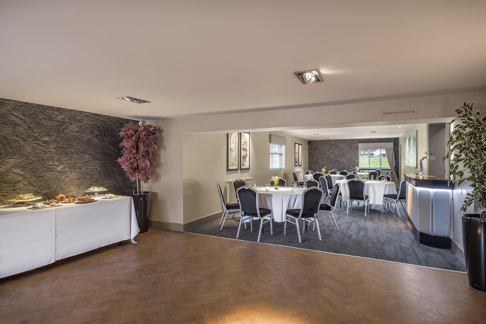 Coral Room at The Wayfarer, elegant event space for meetings and gatherings.