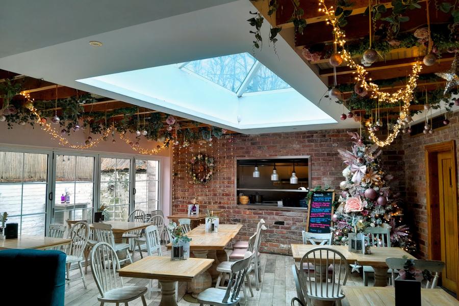 Charming bar at The Delph Restaurant & Bar, perfect for intimate weddings and gatherings.