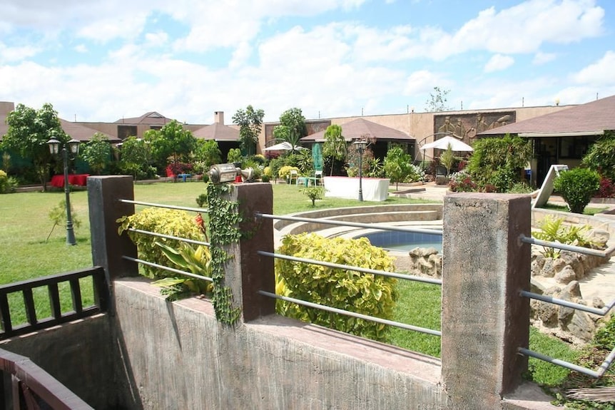 Restaurant at Galaxy Resort Kitengela, lush greenery for events and meetings.