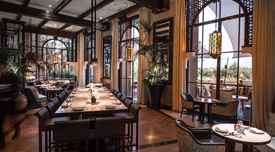 Elegant dining area in Hakkasan, ideal for upscale events and corporate dinners.