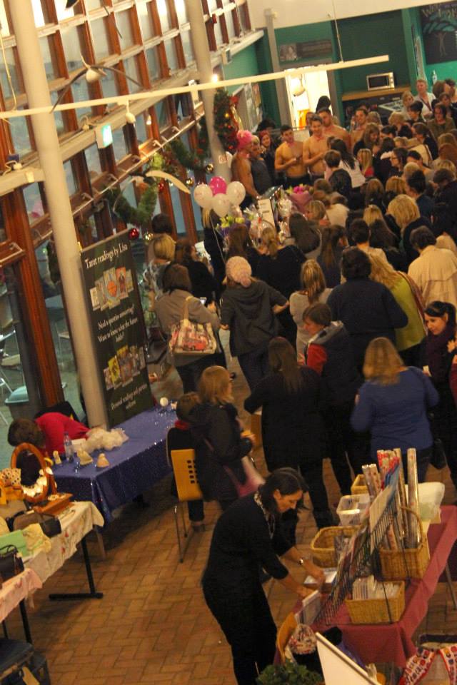Lakeside View Room at The Forest Centre during a busy trade show event.