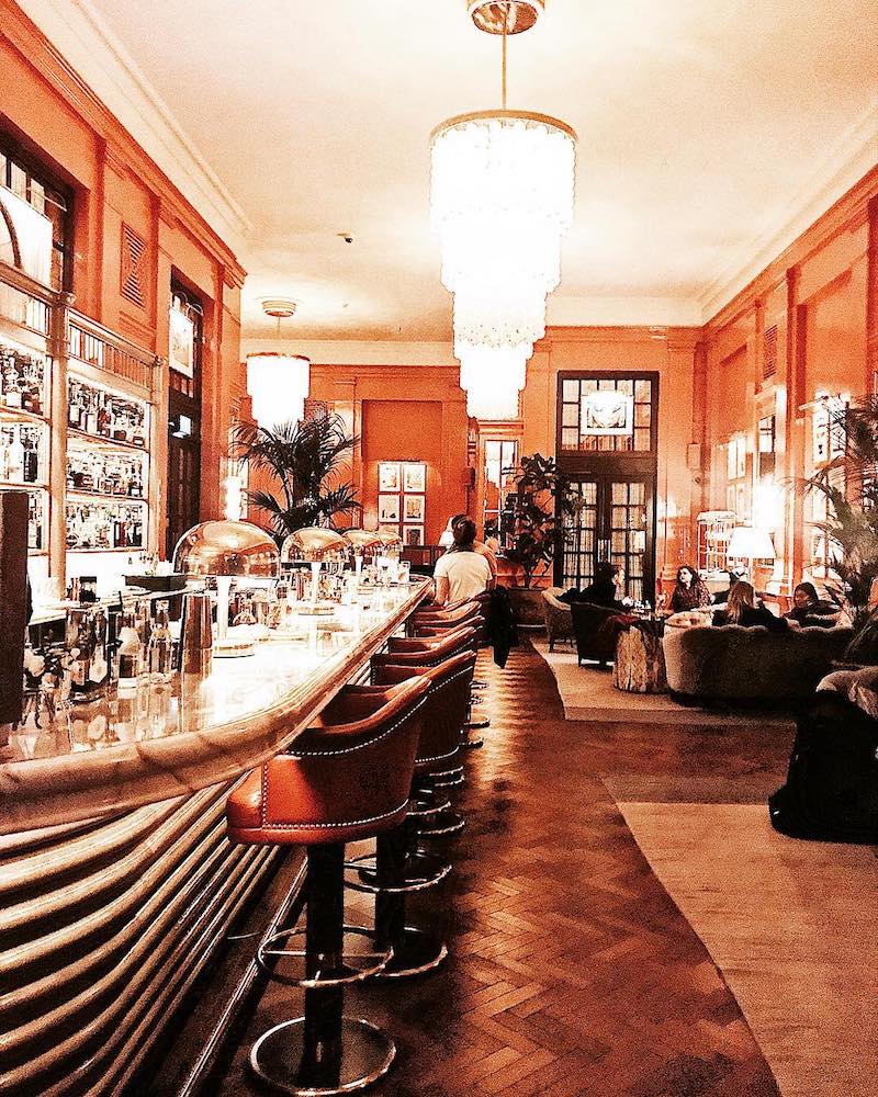 Cocktail bar at The Coral Room, stylish decor for upscale events and gatherings