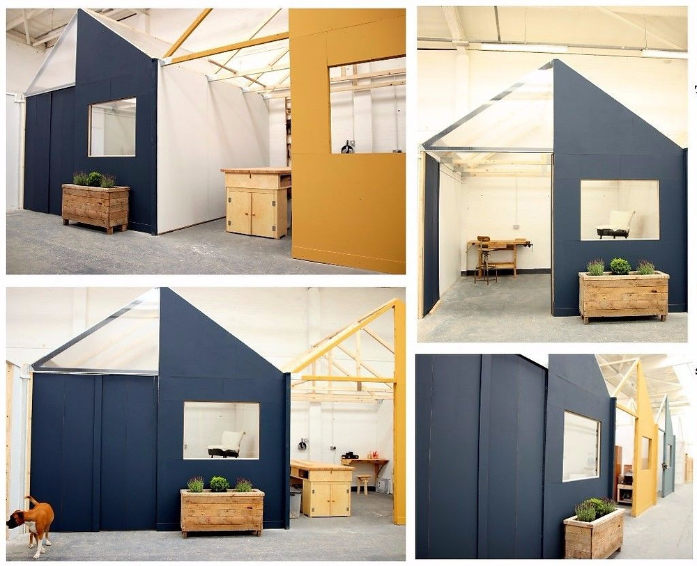 Versatile Maker pods in Makers Quarter, ideal for meetings and events with natural light.