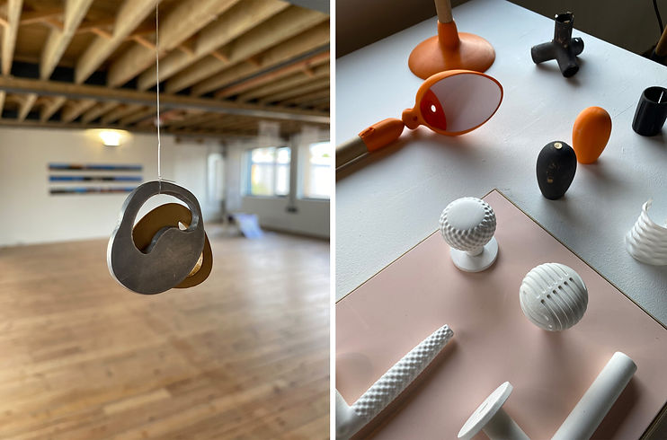 "Versatile event space at The Bottle Factory with creative design for exhibitions and workshops."