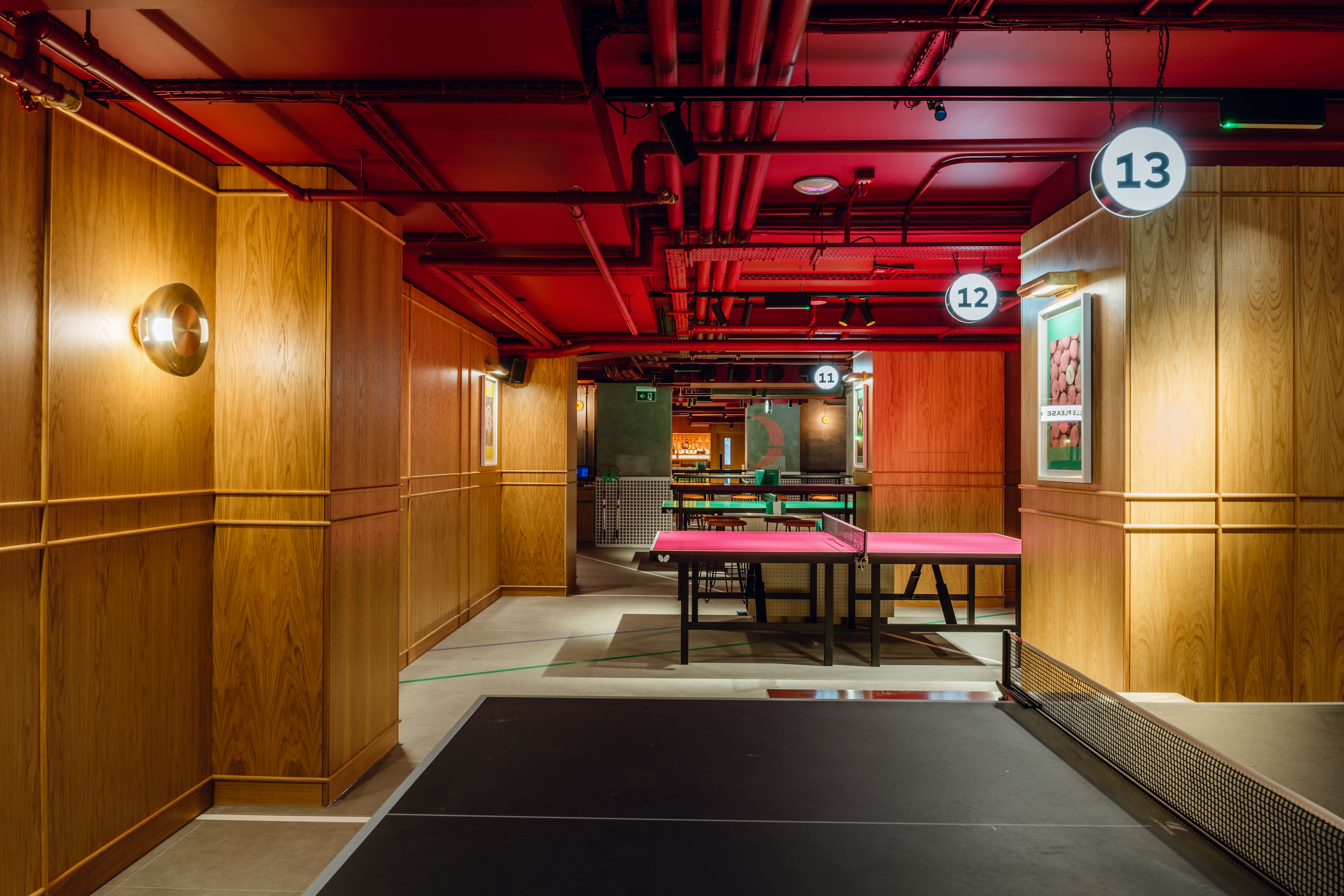 Stylish meeting space at The Hideaway, ideal for corporate team-building events.