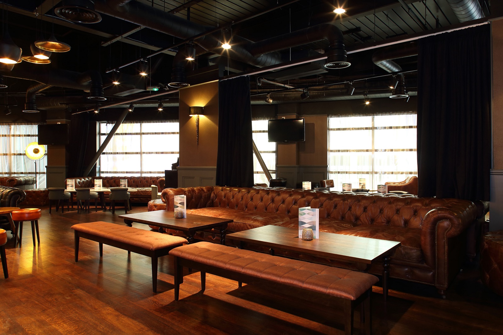 Stylish ABO Lounge at All Bar One - The O2, perfect for networking events and gatherings.