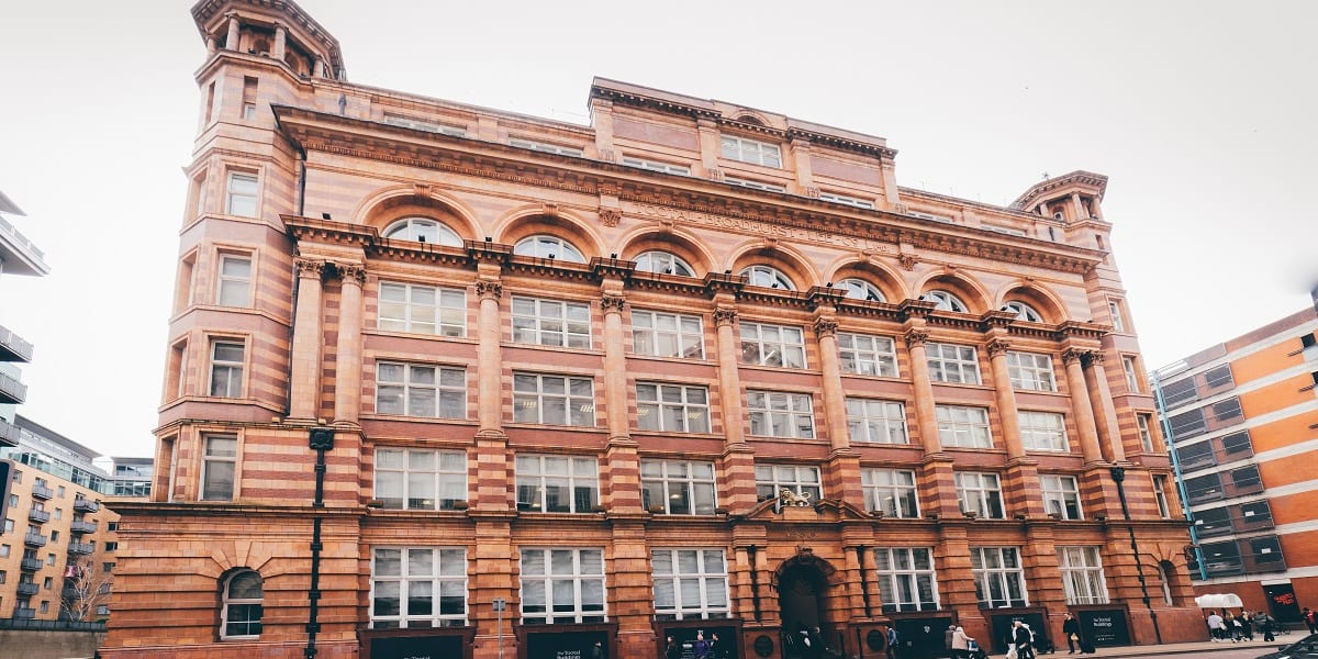 Historic Tootal Buildings co-working space for conferences and events with stunning architecture.