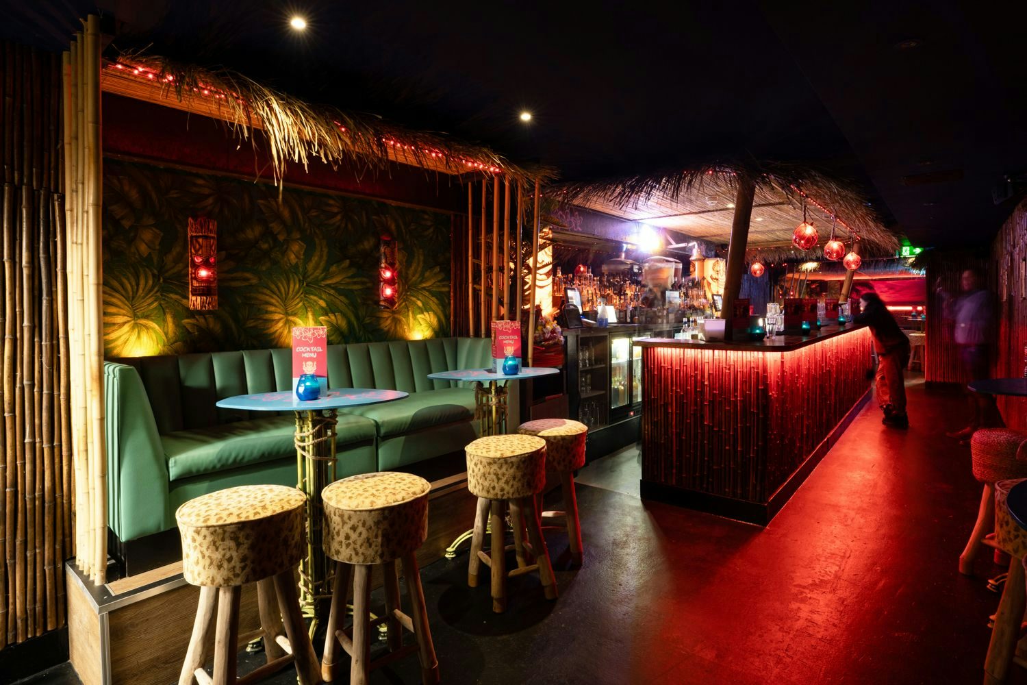 Coconut Cabana bar in Tiki Manchester, ideal for casual networking events and parties.