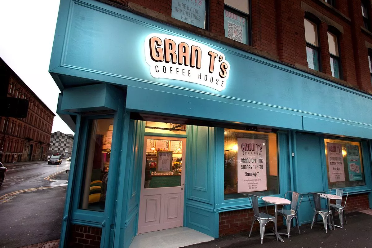 Gran T's Coffee House meeting room, vibrant venue for casual networking events and brainstorming.