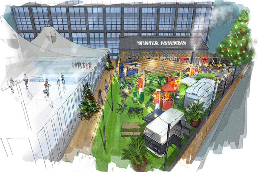 Winter Assembly: ice skating, 'chalaoke ...