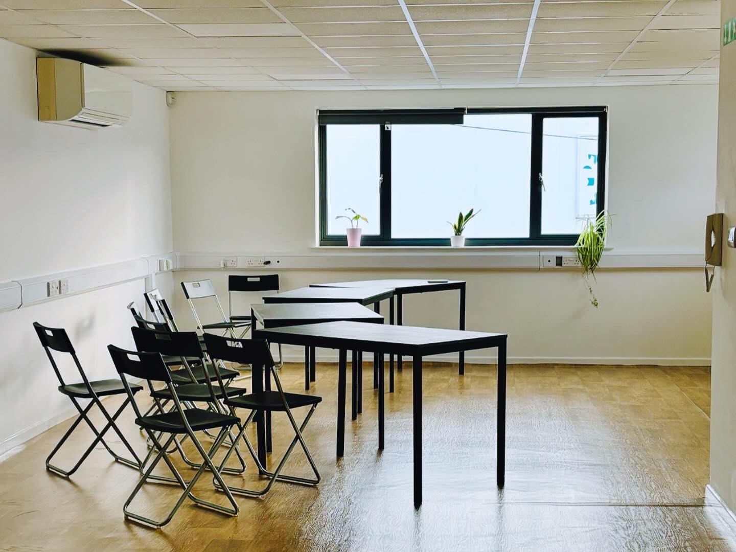 Versatile Loft Studio in Bristol, featuring natural light for workshops and training sessions.