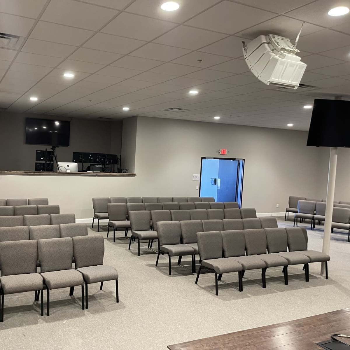 Spacious Auditorium at Spring Hill Event Center, flexible for corporate events and workshops.