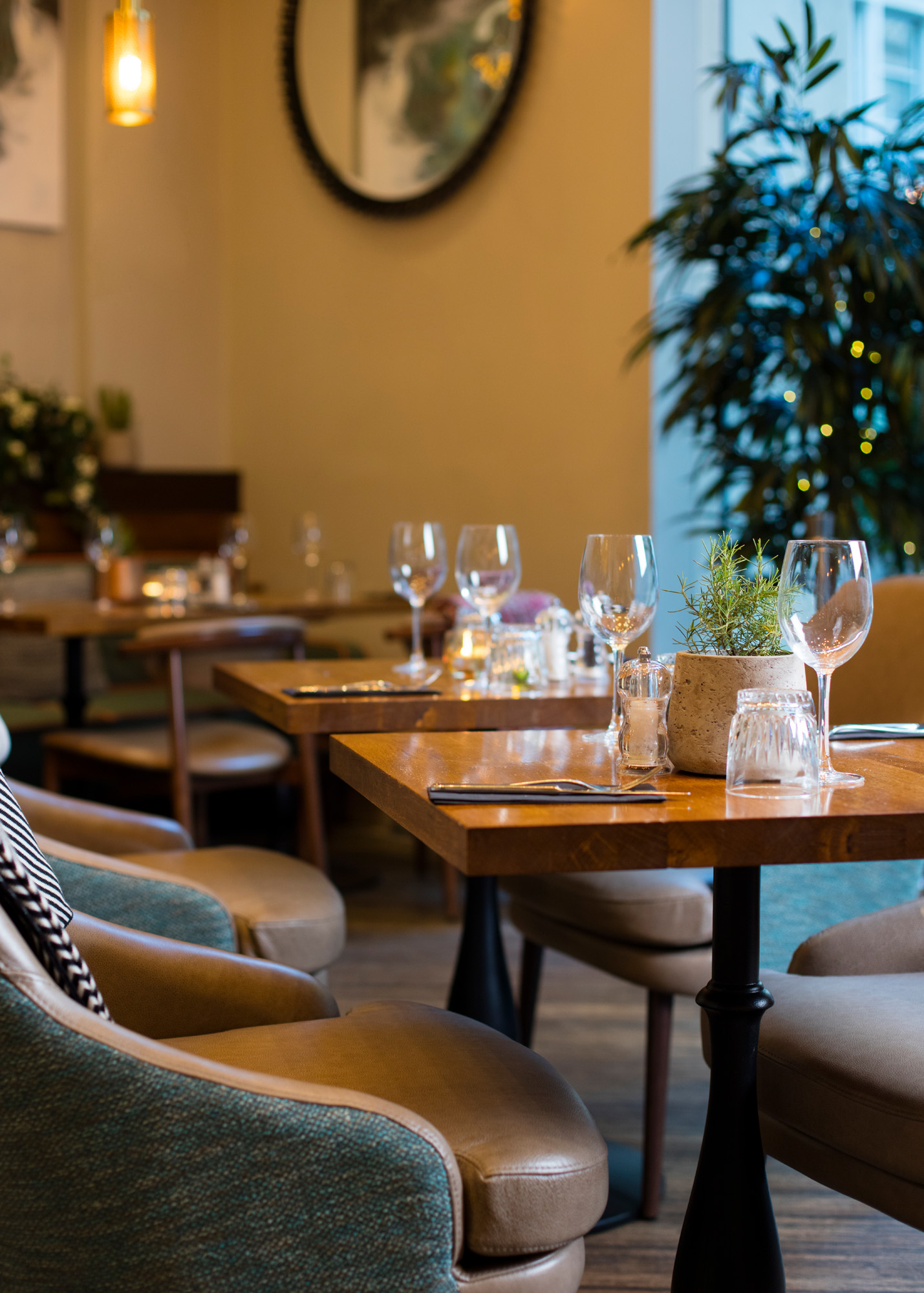 Elegant dining area in The Otherist, perfect for intimate gatherings and corporate dinners.