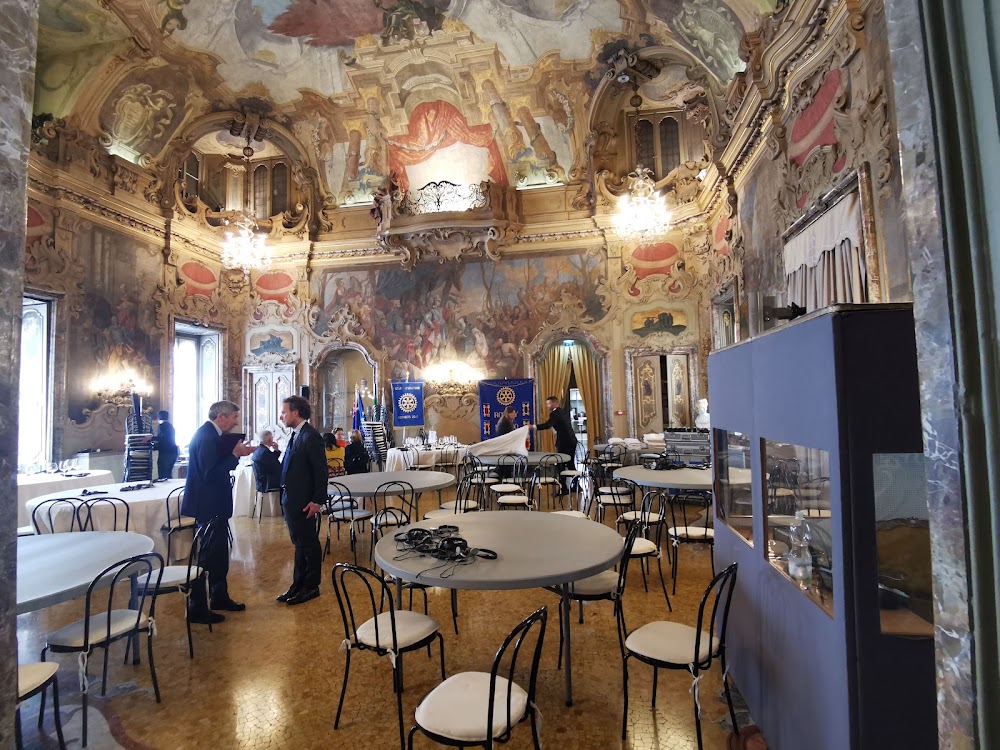 Elegant function room at Palazzo Visconti for formal events and meetings.