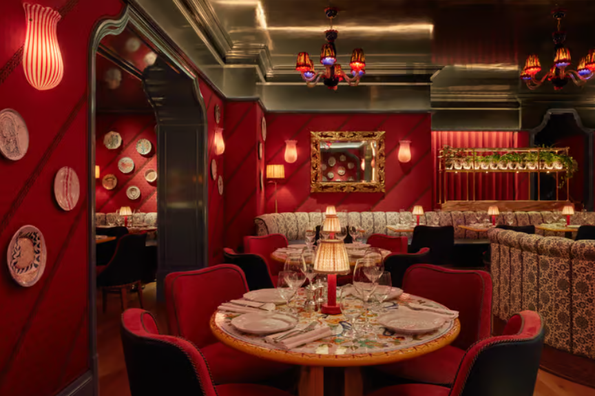 Dear Jackie cocktail reception venue opulent decor