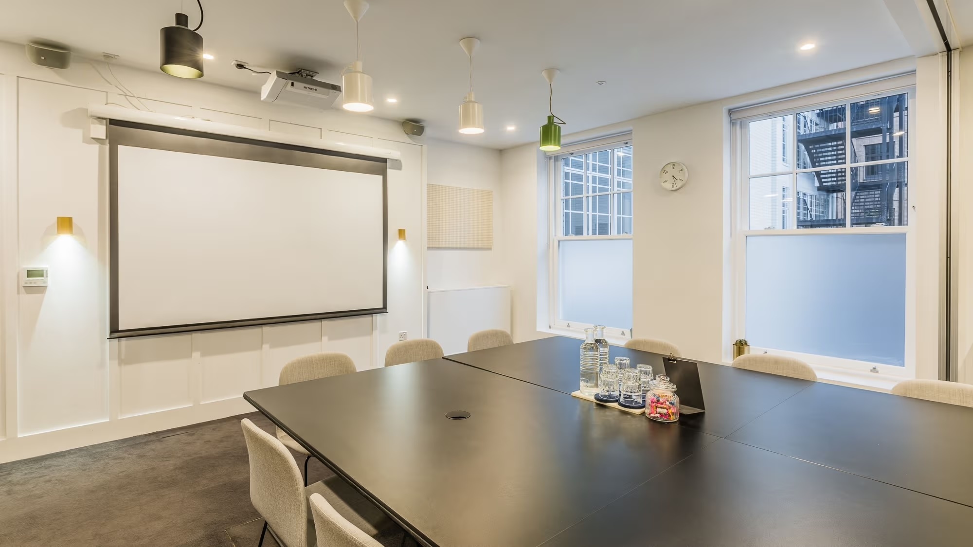Fora Wimpole St. meeting room, modern, AV, board meeting.