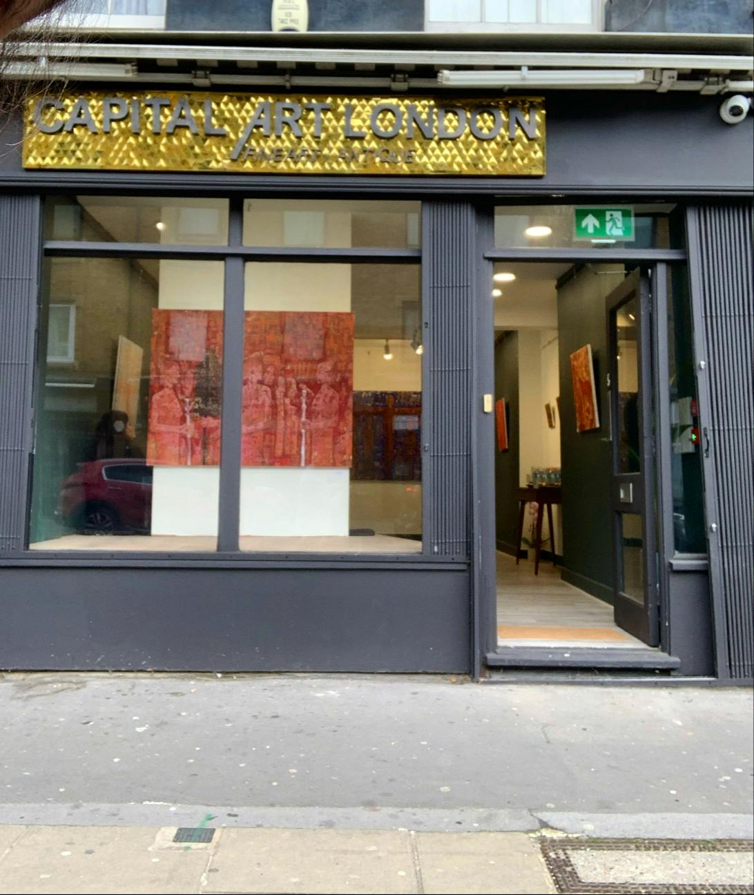 London gallery art launch networking event