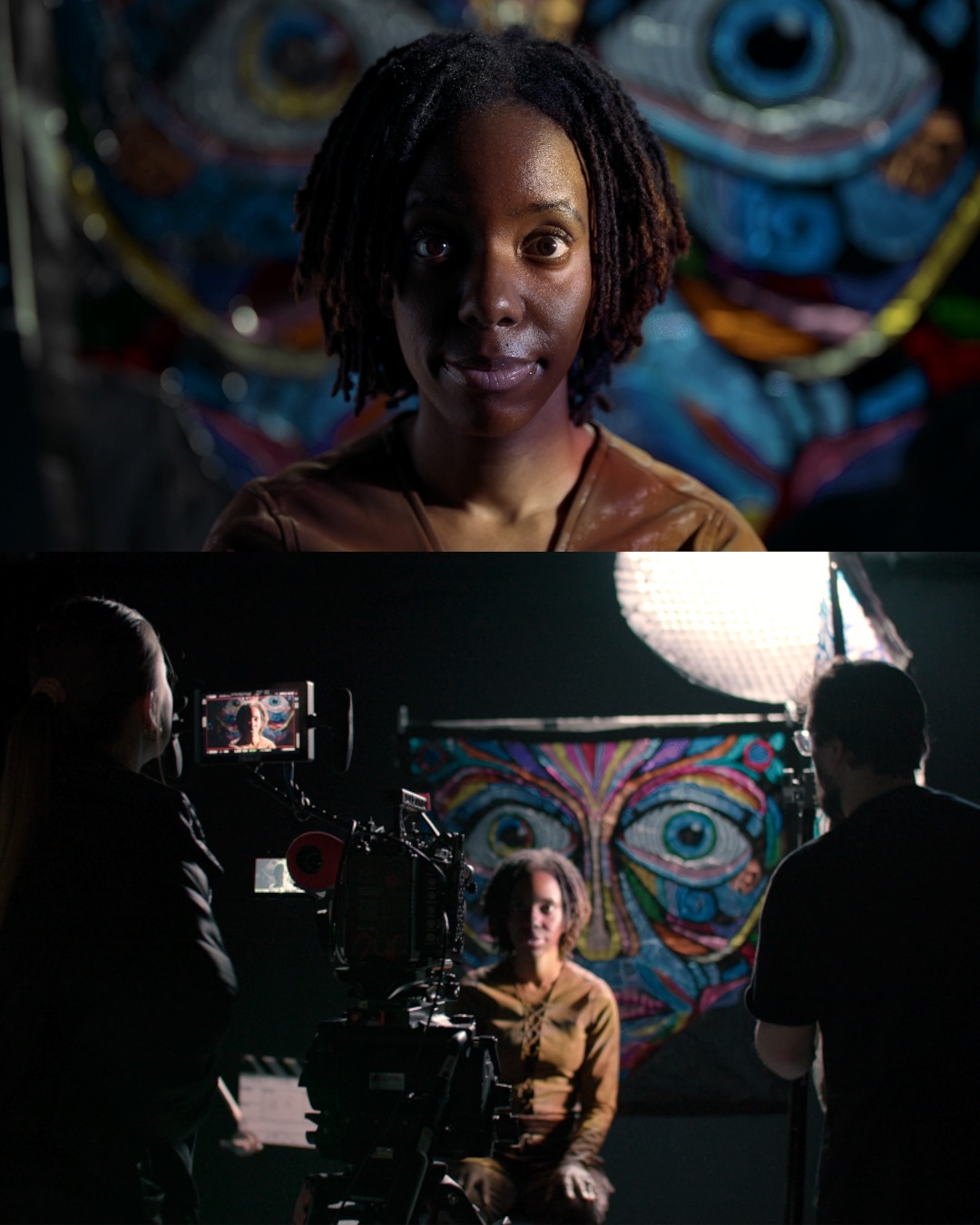 Individual presenting in creative Qube Elephant Lounge, ideal for inspiring events.