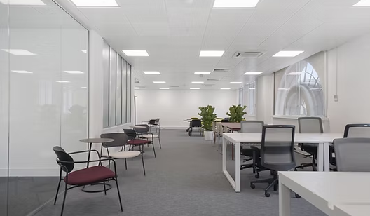 Oasis networking event space, flexible furniture, hybrid meetings, conference