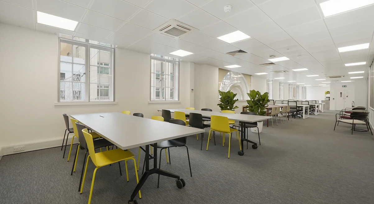 Oasis modular event space, bright, flexible, workshop, conference