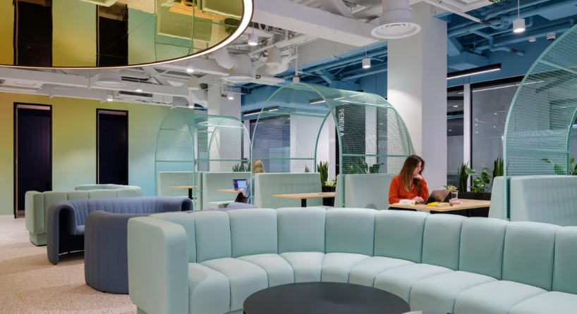 Modern Huckletree Liverpool St. event space, hybrid events