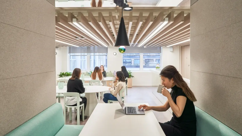 Huckletree Oxford Circus event space, modern, networking, meeting