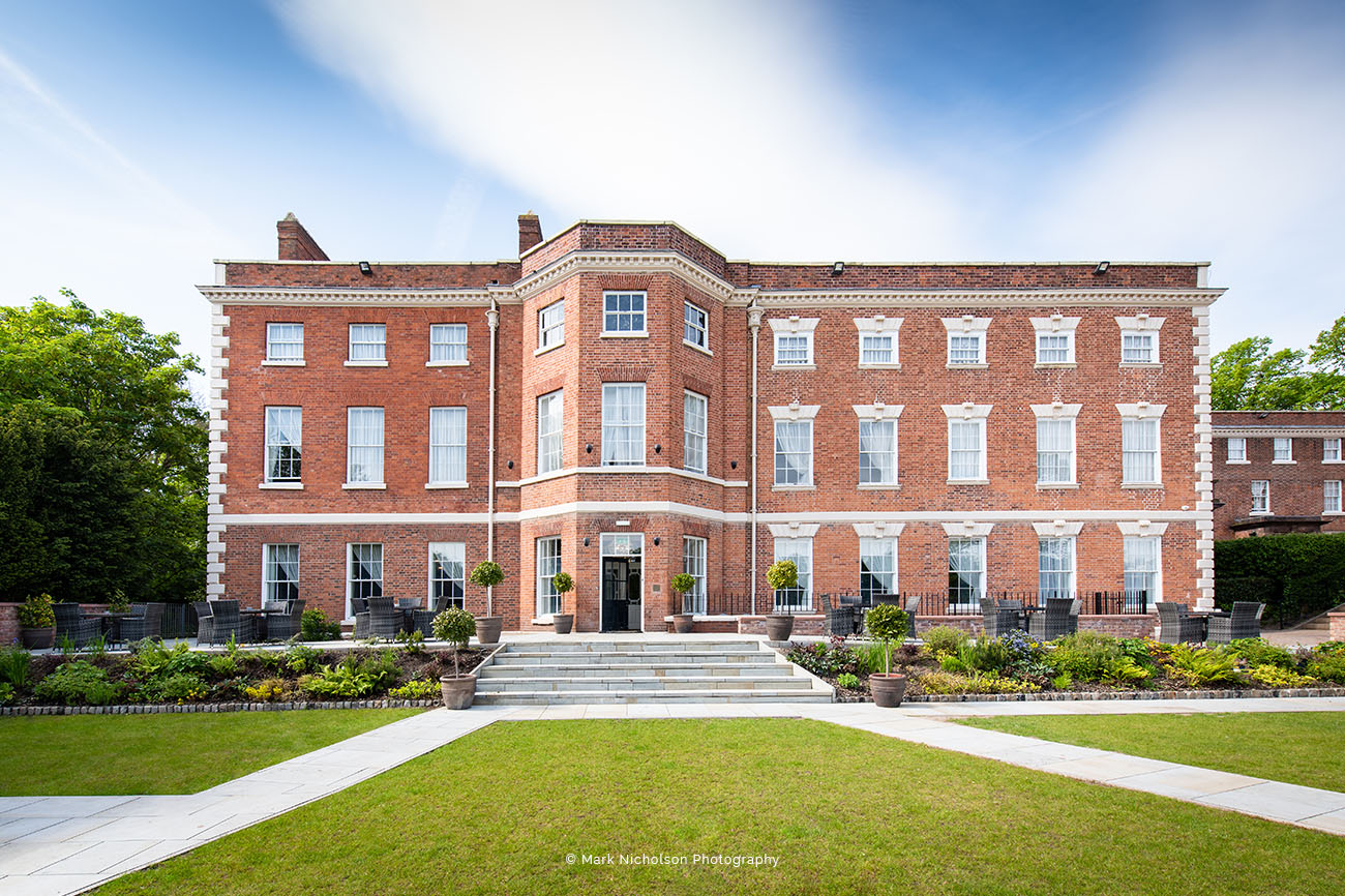 Elegant River Room venue in Old Palace Chester for corporate events and social gatherings.