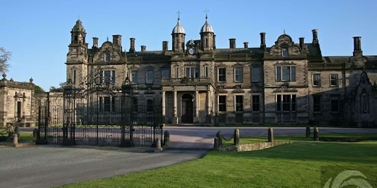 Historic Conservatory at Sandon Hall: elegant mansion perfect for weddings and upscale events.