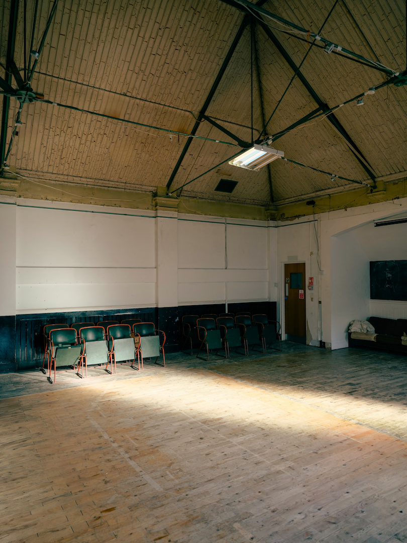 Playhouse East: Raw performance space, lecture, workshop venue.