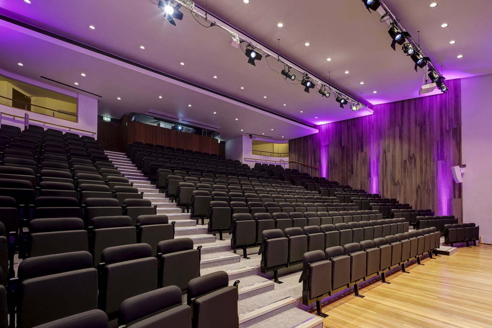 Wolfson Theatre at RCP London: modern auditorium with tiered seating for events and conferences.