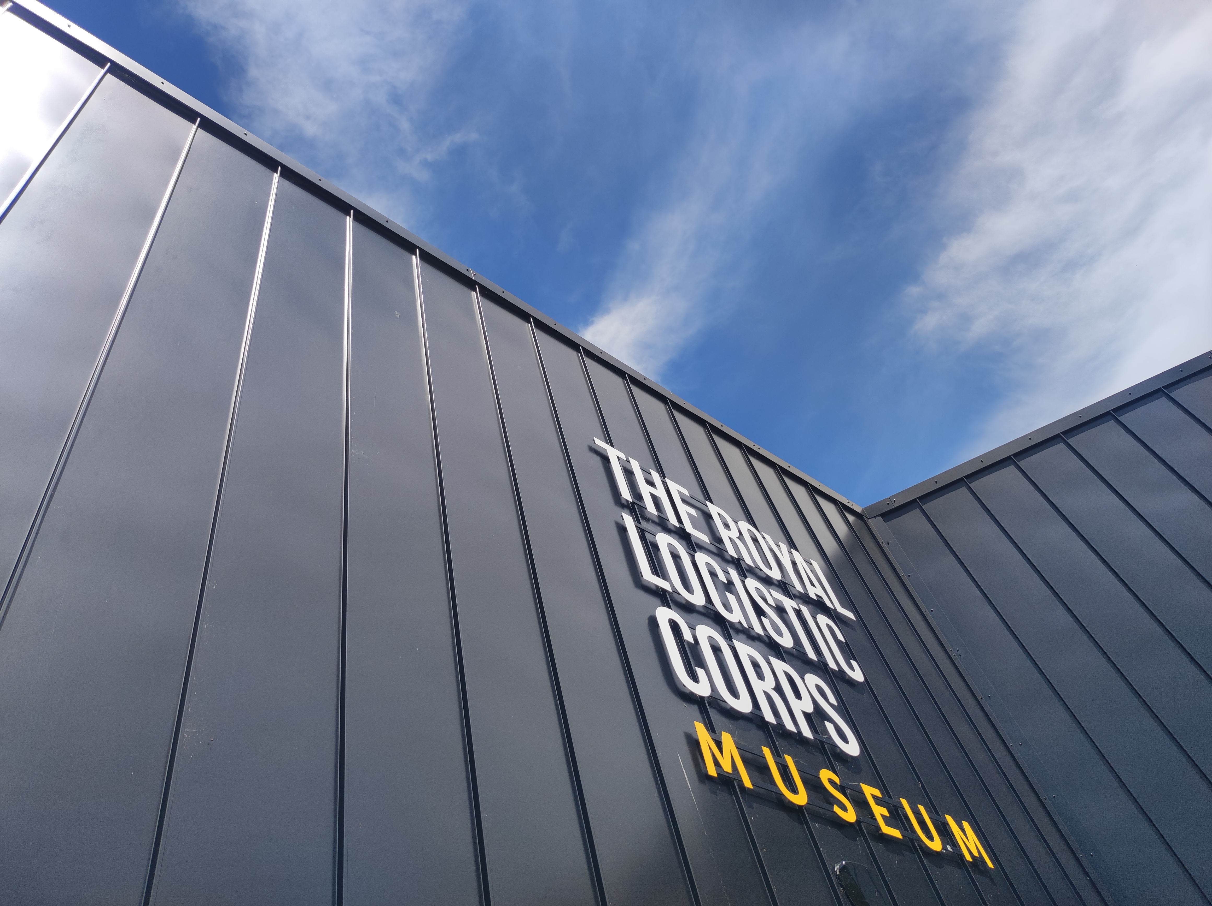 Modern facade of The RLC Museum meeting room, a historic and unique event venue.