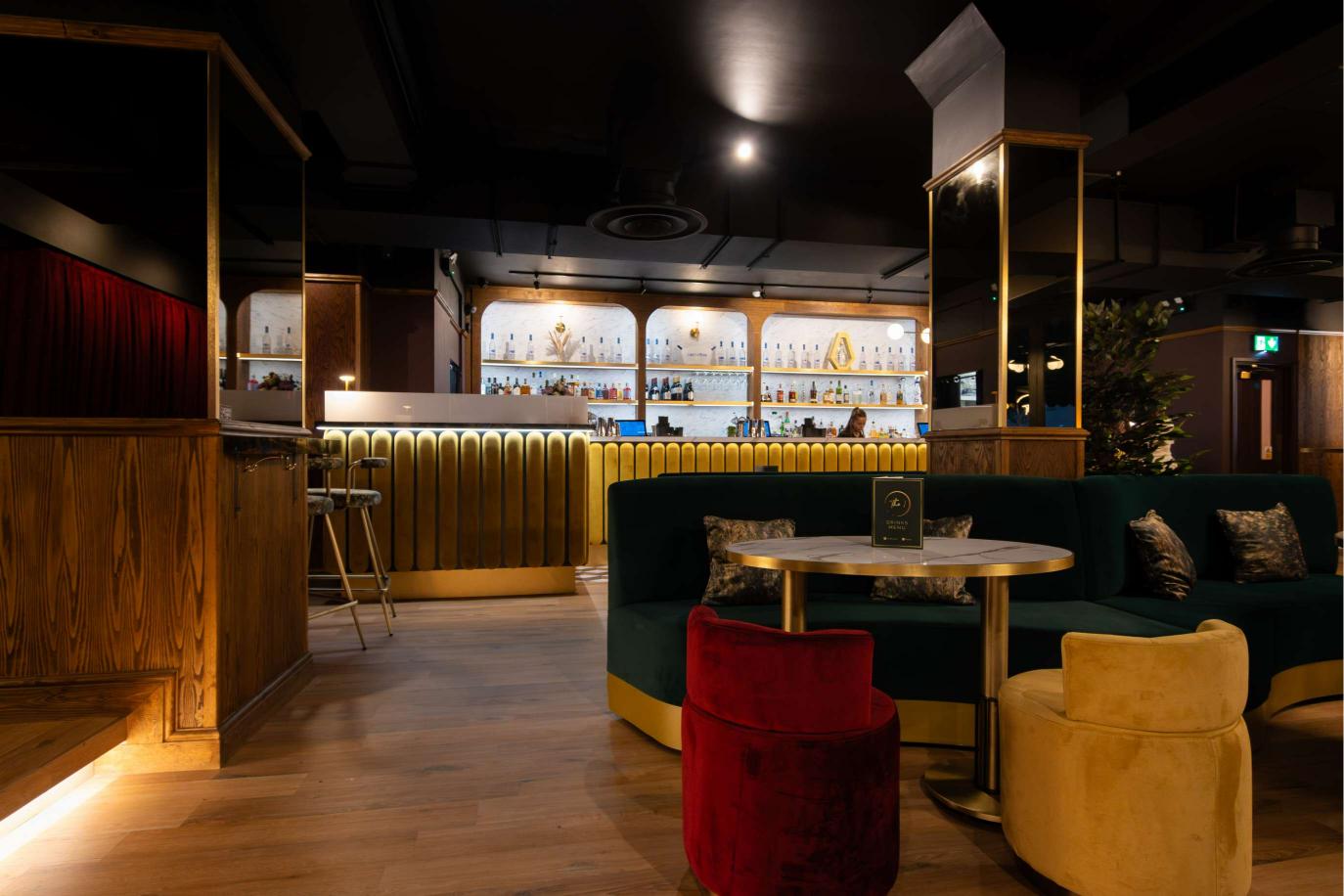 Stylish venue hire at The 1 Bar, perfect for intimate meetings and social events.