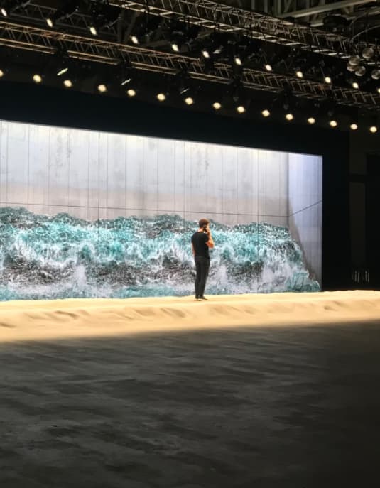 Exhibition White City: Immersive LED stage design for experiential event production.