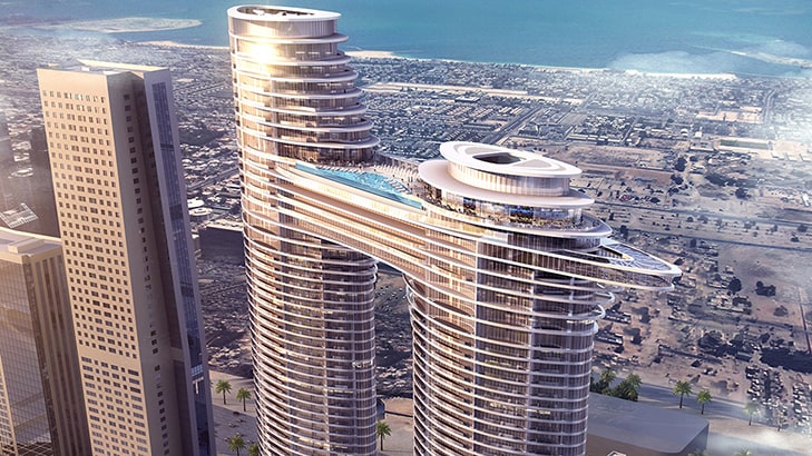 Skyview 4 skyscraper with panoramic views, ideal for corporate events and luxury conferences.