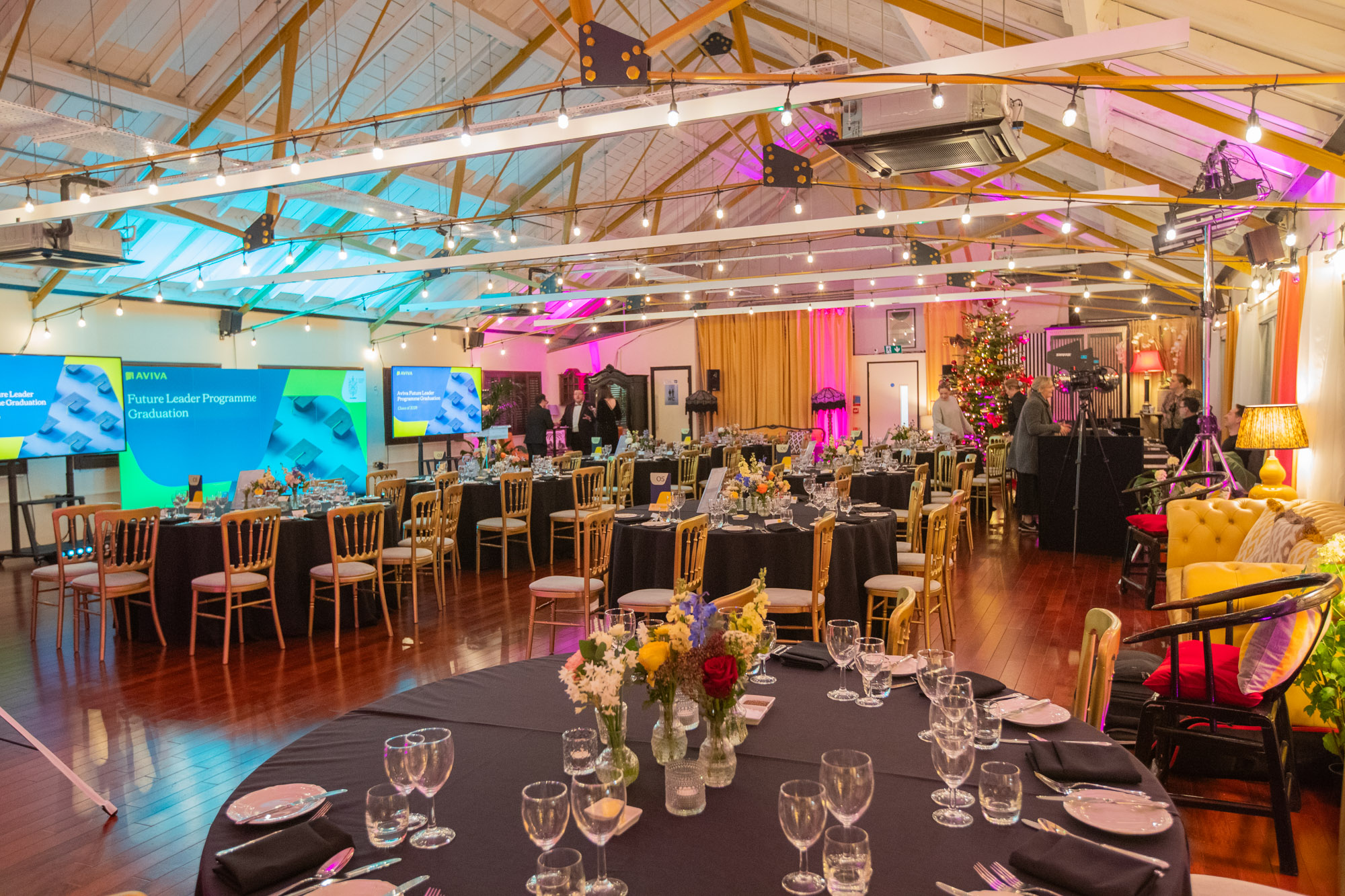 Elegant event space at Underwood Flagship Venue, perfect for corporate gatherings and celebrations.