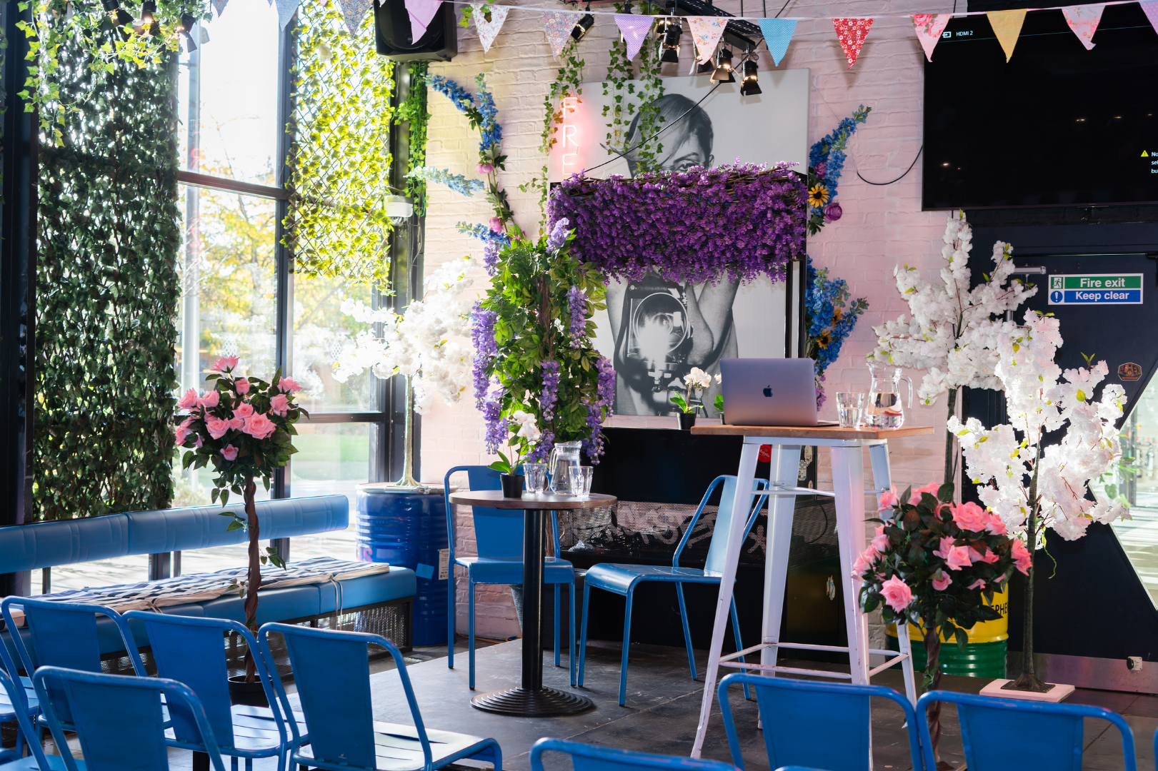London HUCKSTER event space, floral, workshop, hire