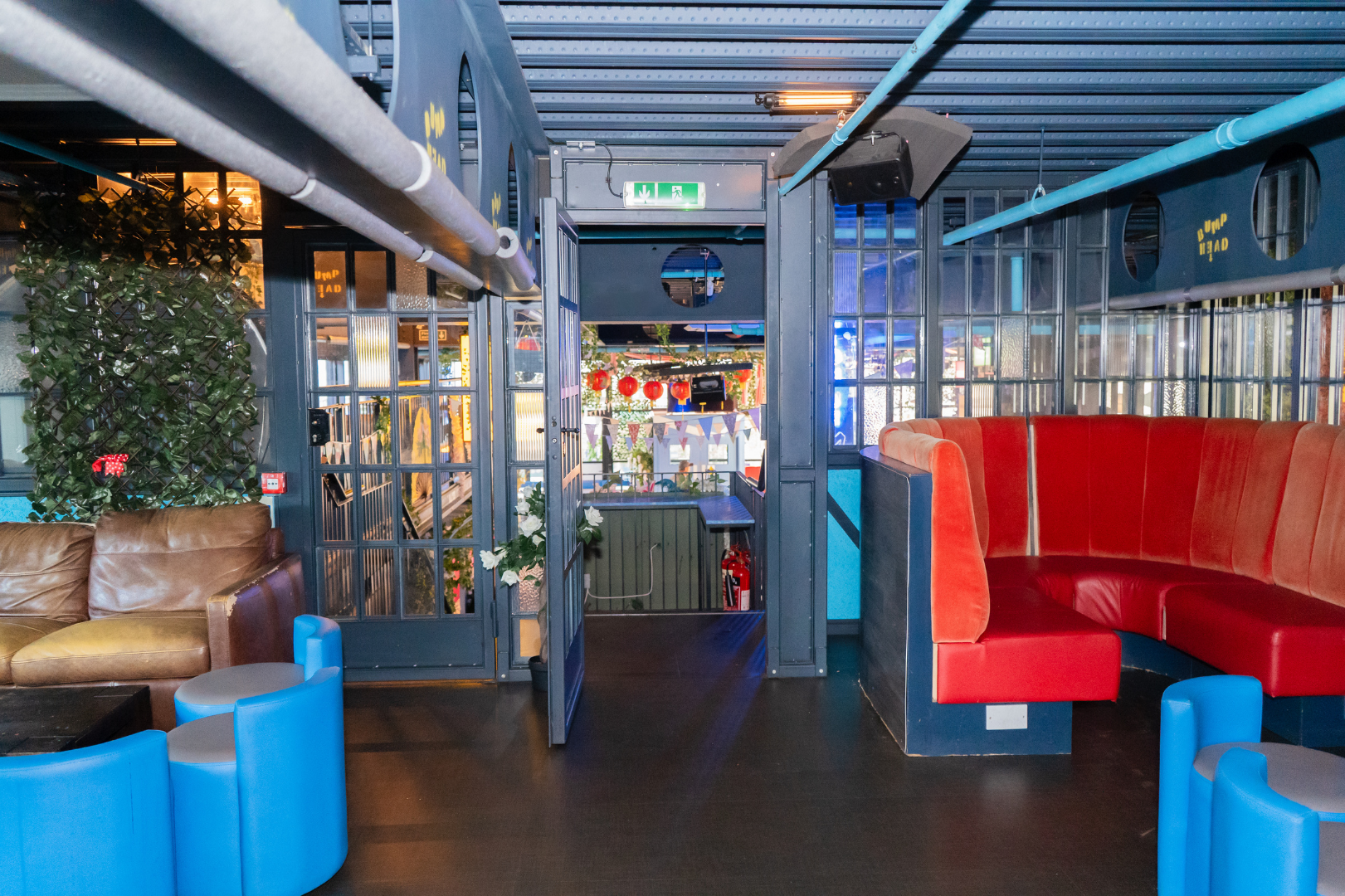 Vibrant Whole Venue Hire in HUCKSTER London, perfect for creative events and networking.