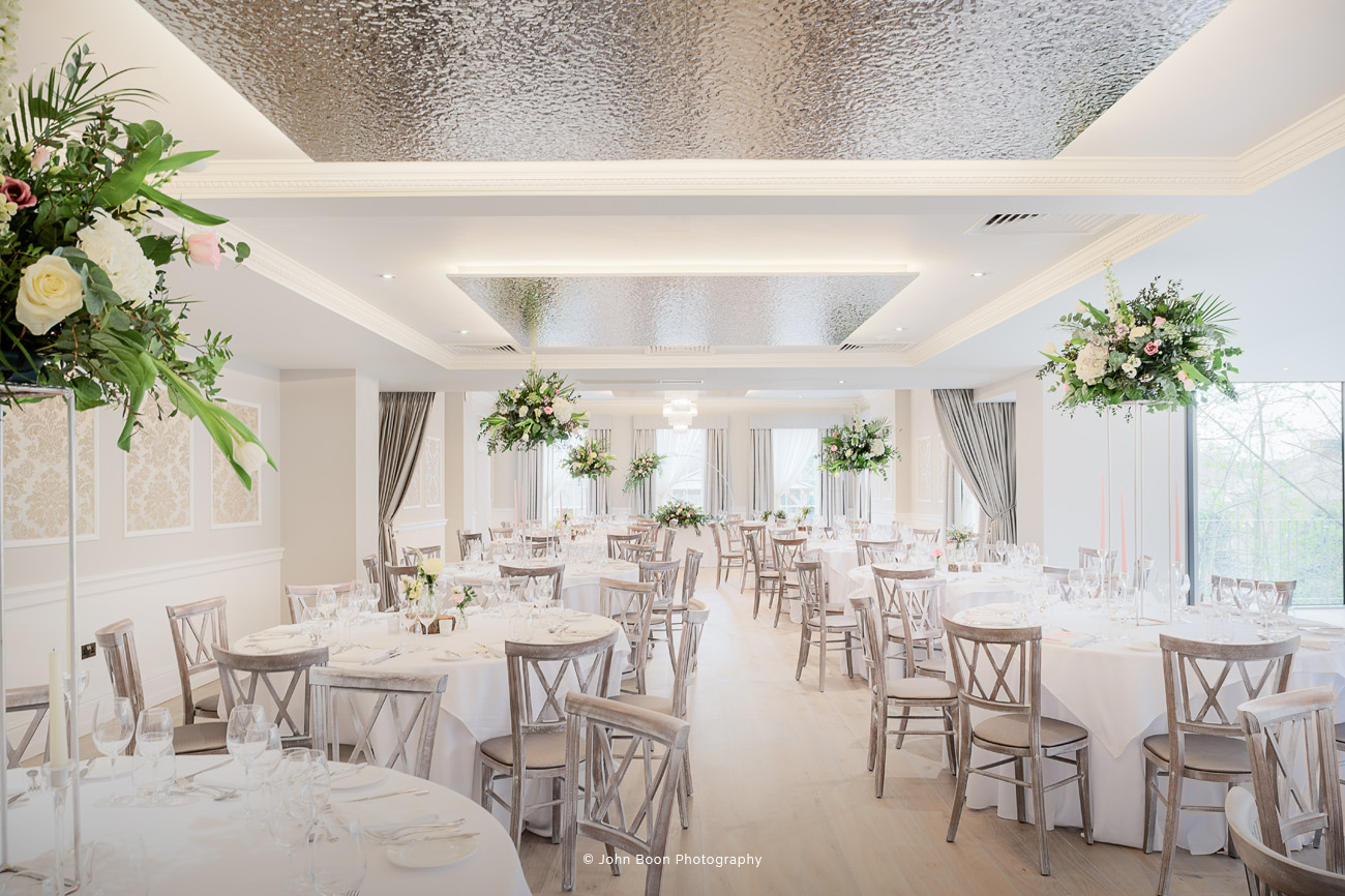 Elegant Ballroom in Old Palace Chester, ideal for weddings and corporate events.