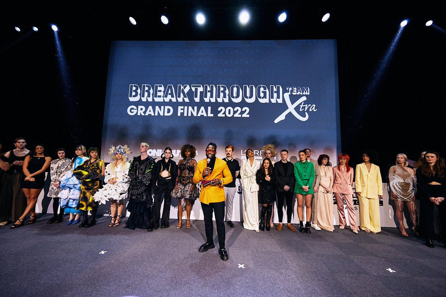 "Riverside Studios Cinema Screen 1 at Breakthrough Team Grand Final 2022, vibrant stage setting."