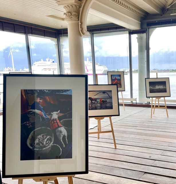 Whole Venue at Gravesend Town Pier: bright gallery space for corporate events or art exhibitions.