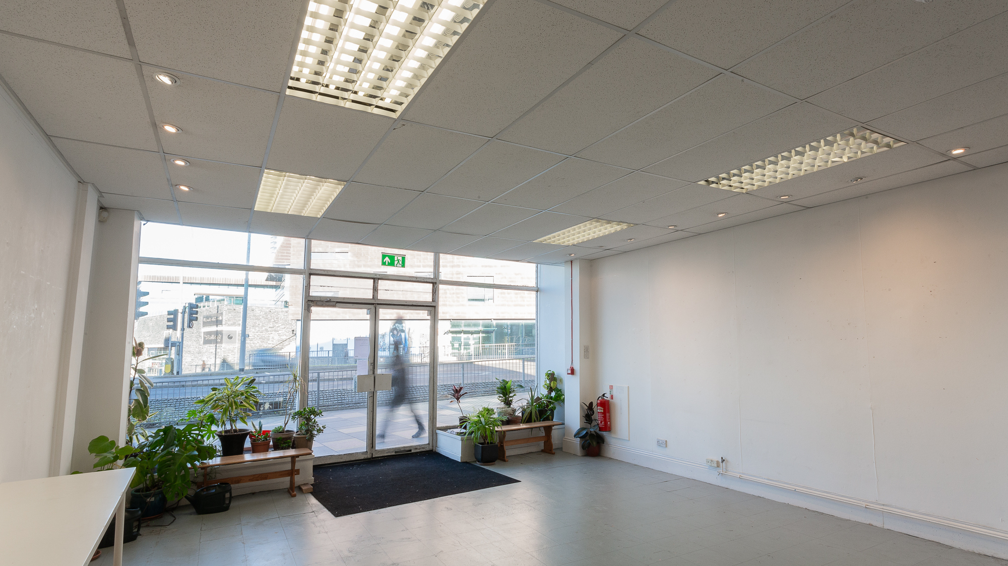 Blank canvas event venue in Grow Plymouth, ideal for industrial-style corporate and private events.